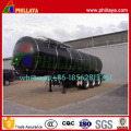 Tri-Axles Capacity 35-60cbm Semi Trailer Asphalt Bitumen Heating Tank